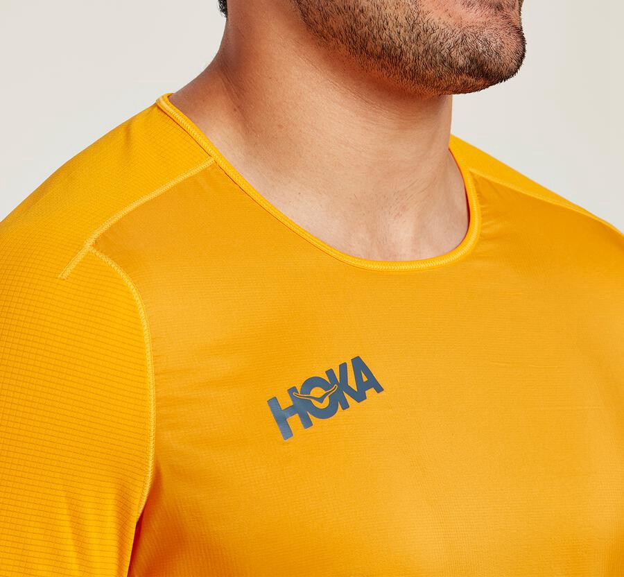 Top Hoka One One Hombre - Wind - Amarillo - BZE105983